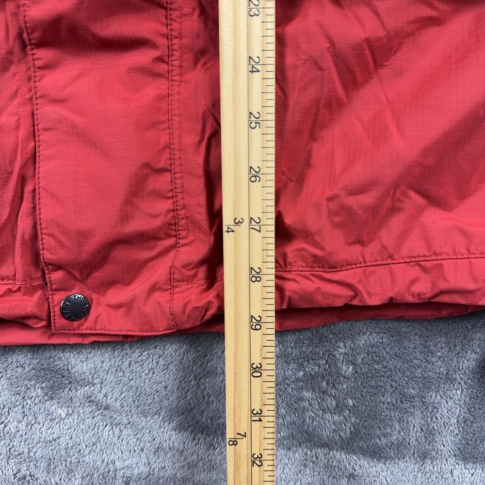 The North Face Hydroseal Jacket Mens Small Red Gray Waterproof Shell Rain 88080 - Picture 10 of 13
